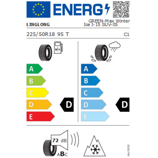 Шина Ling Long Green-Max Winter Ice I-15 SUV 225/50 R18 95T