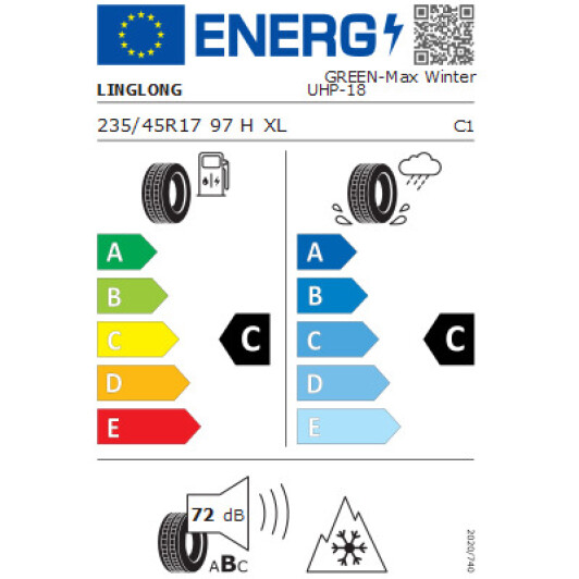 Шина Ling Long Green-Max Winter UHP 235/45 R17 97H XL