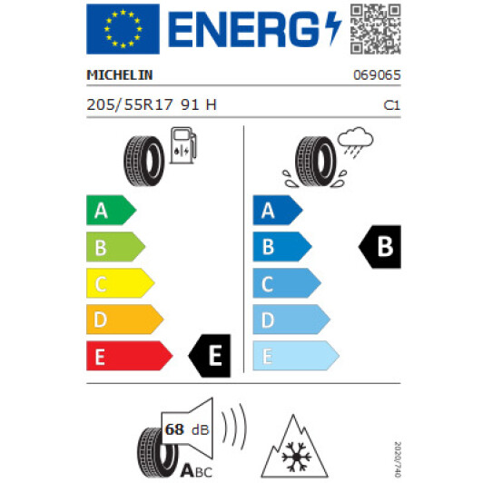 Шина Michelin Alpin 5 205/55 R17 91H ROF Италия, 2019 г. Италия, 2019 г.