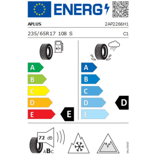 Шина Aplus A506 235/65 R17 108S XL