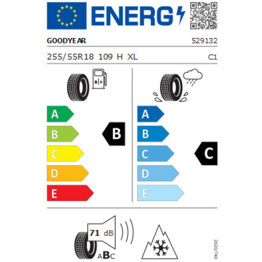 Шина Goodyear UltraGrip 255/55 R18 109H ROF XL уточнюйте уточнюйте