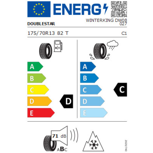Шина Doublestar Winterking DW08 175/70 R13 82T