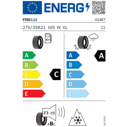 Шина Pirelli Winter Sottozero 3 275/35 R21 103W XL Німеччина, 2022 р. Германия, 2022 г.