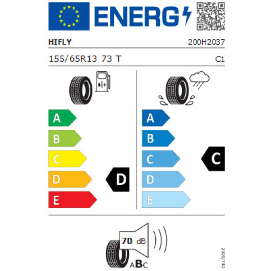 Шина Hifly HF201 155/65 R13 73T