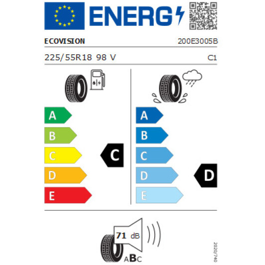 Шина Ecovision VI-386HP 225/55 R18 98V