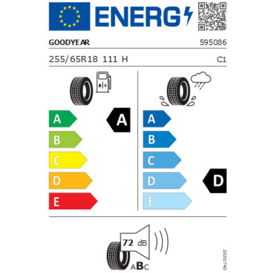 Шина Goodyear Wrangler Territory AT/S 255/65 R18 111H