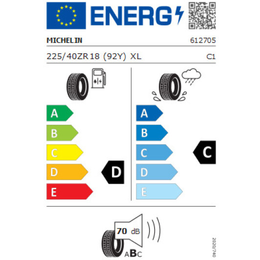 Шина Michelin Pilot Sport Cup 2 225/40 R18 92Y XL Франція, 2022 р. Франция, 2022 г.