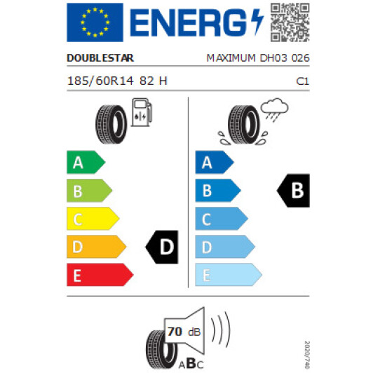 Шина Doublestar Maximum DH03 185/60 R14 82H