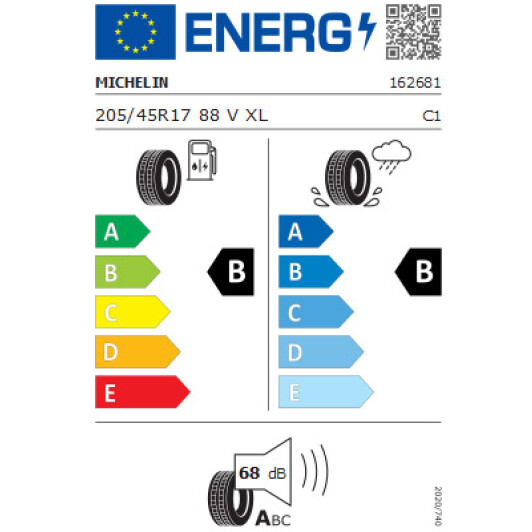 Шина Michelin Primacy 4 205/45 R17 88V S1 FR XL Испания, 2023 г. Испания, 2023 г.