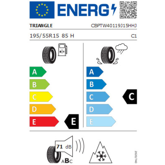 Шина Triangle WinterX TW401 195/55 R15 85H