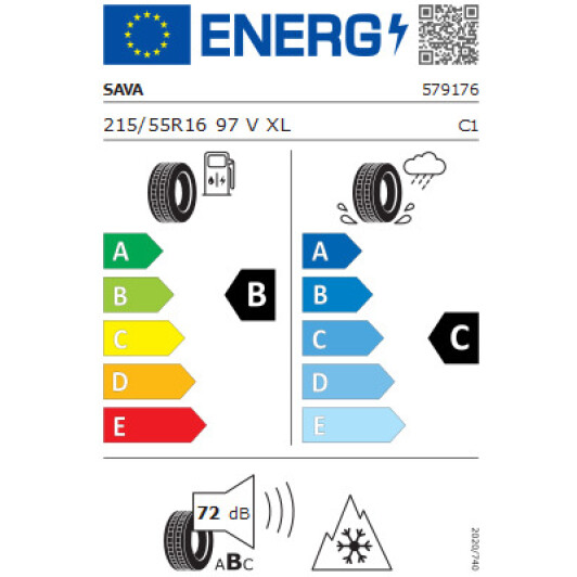 Шина Sava All Weather 215/55 R16 97V XL