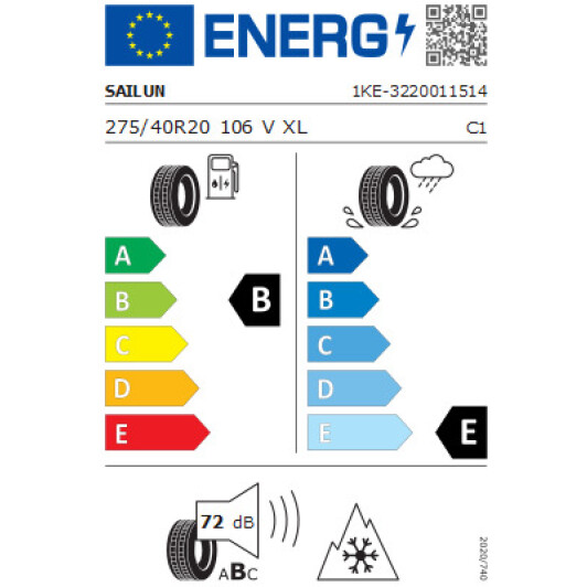 Шина Sailun Ice Blazer Arctic Evo 275/40 R20 106V XL