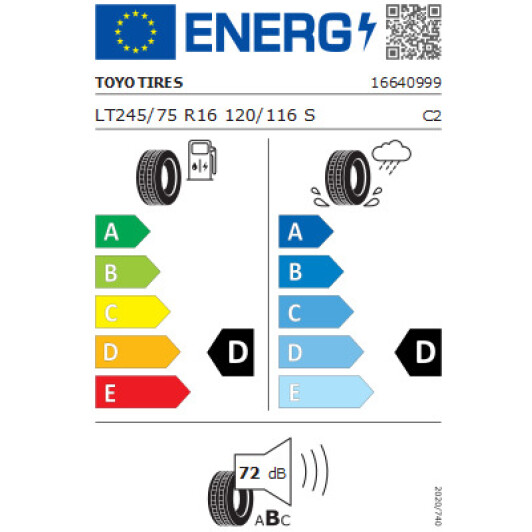 Шина Toyo Tires Open Country A/T Plus 245/75 R16 120/116S Япония, 2022 г. Япония, 2022 г.