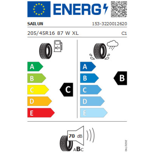 Шина Sailun Atrezzo Elite 205/45 R16 87W XL BSW