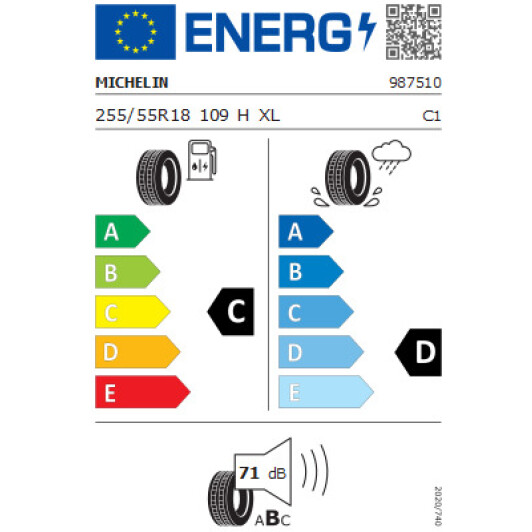 Шина Michelin Latitude Tour HP 255/55 R18 109H * ZP XL DT