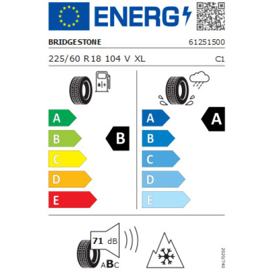 Шина Bridgestone Blizzak LM005 225/60 R18 104V XL