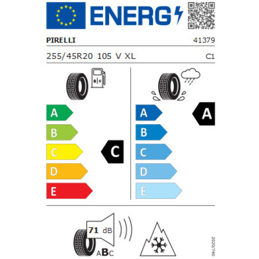 Шина Pirelli Scorpion Winter 2 255/45 R20 105V XL