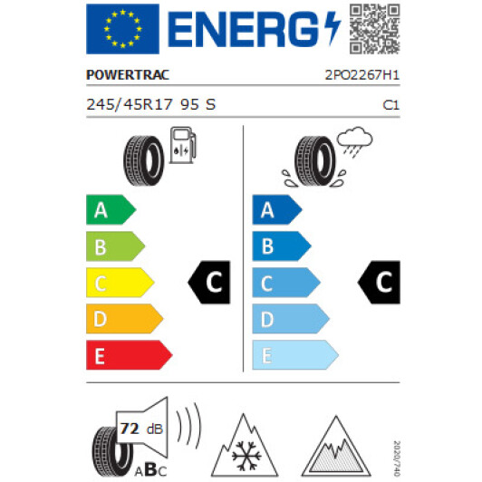 Шина Powertrac Ice X Pro 245/45 R17 95S Китай, 2023 р. Китай, 2023 г.