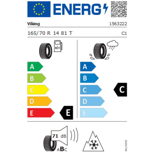 Шина Viking WinTech 165/70 R14 81T