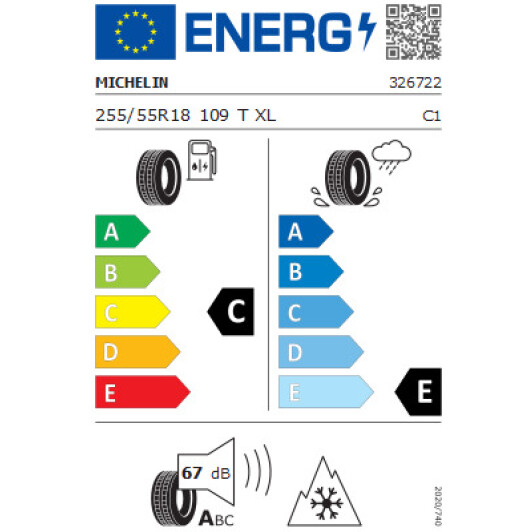 Шина Michelin Latitude X-Ice Xi2 255/55 R18 109T * ROF XL