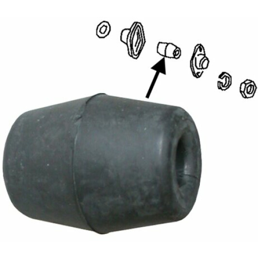 Отбойник амортизатора JP Group 8142250402 для Volkswagen Kaefer