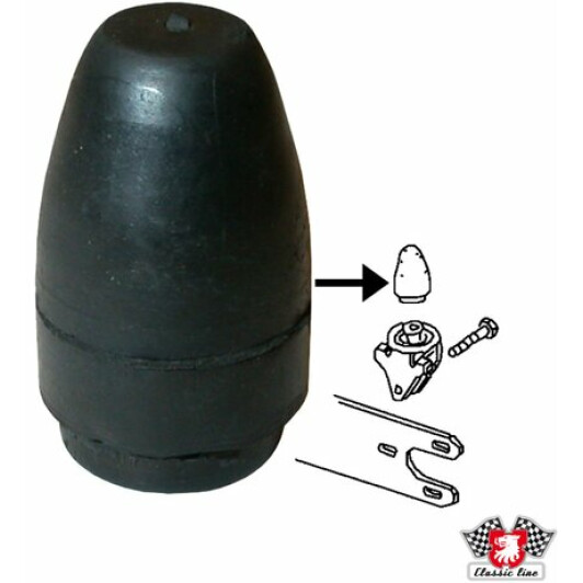 Отбойник амортизатора JP Group 8150050100 для Volkswagen Kaefer
