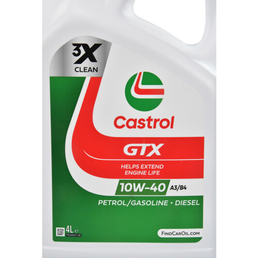 Масло Castrol GTX Ultraclean A/B 10W-40 4 л на Porsche Cayenne