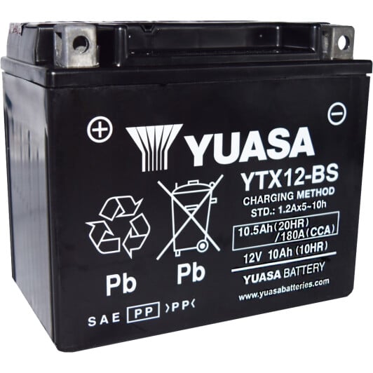 Аккумулятор Yuasa 6 CT-10,5-L AGM YTX12-BS