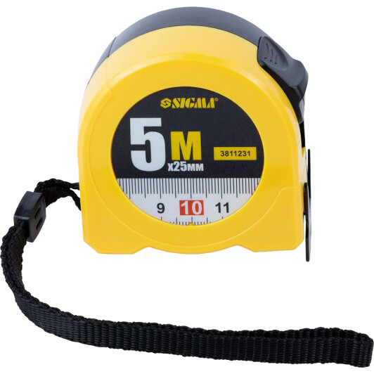 Рулетка Sigma 3811231 5 м