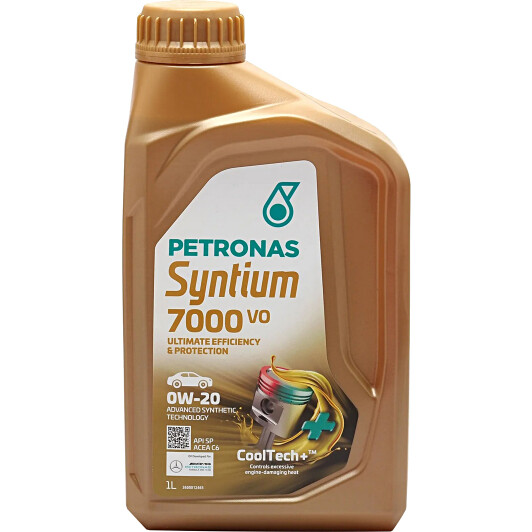 Масло Petronas Syntium 7000 VO 0W-20 на Mitsubishi Pajero