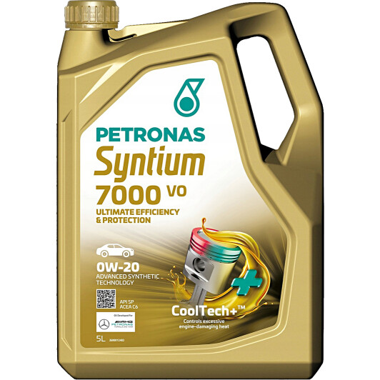 Масло Petronas Syntium 7000 VO 0W-20 5 л на Mitsubishi Pajero