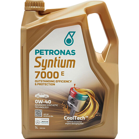 Масло Petronas Syntium 7000 E 0W-40 5 л на Mitsubishi Pajero