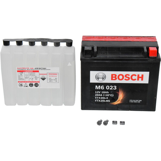 Аккумулятор Bosch 6 CT-18-R 0092M60230