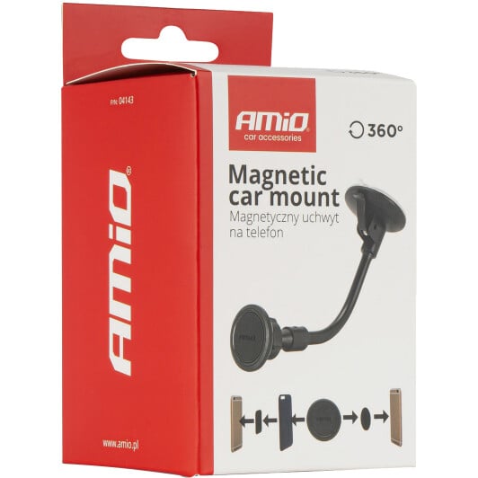 Держатель для телефона Amio Magnetic Car Mount 04143