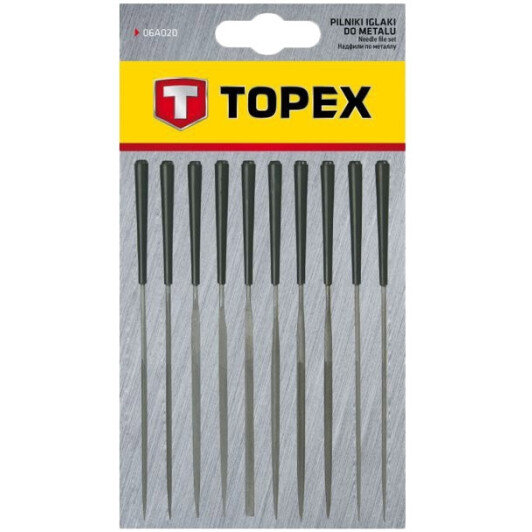 Набір надфілів Topex 06A020 10 шт.