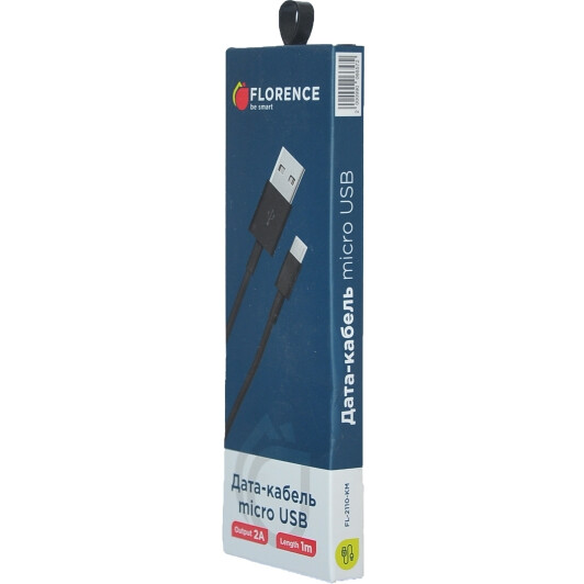 Кабель Florence FL2110KM USB - Micro USB 1 м
