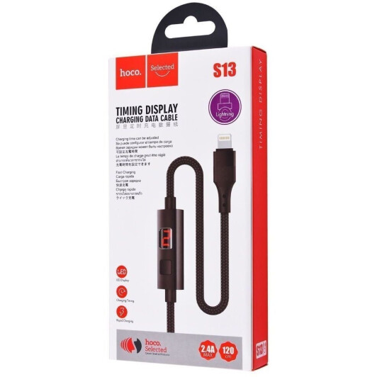 Кабель Hoco S13 S13LIGHTNINGBLACK USB - Apple Lightning 1,2 м