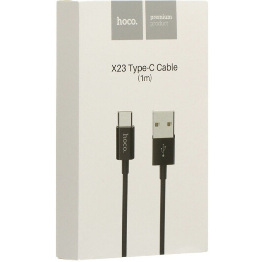 Кабель Hoco X23 X23TYPECBLACK USB - type-C 1 м
