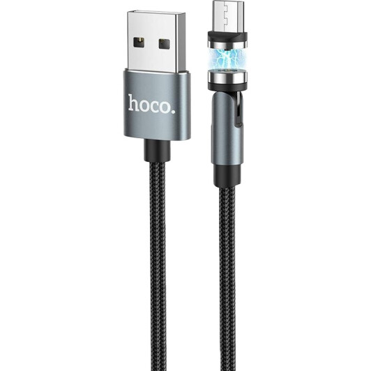 Кабель Hoco U94 Universal Rotating U94MICROUSBBLACK USB - Micro USB 1,2 м