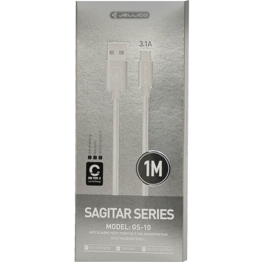 Кабель Jellico GS-10 RL050522 USB - type-C 1 м