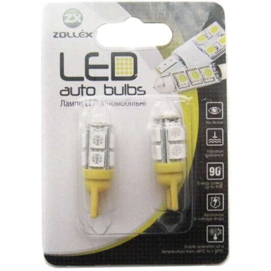 Автолампа Zollex Canbus (4 SMD) T10 16061