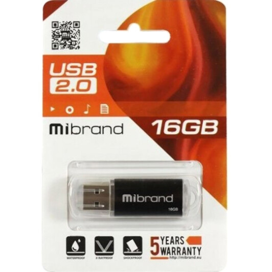 Флешка Mibrand Cougar 16 ГБ MI20CU16P1B