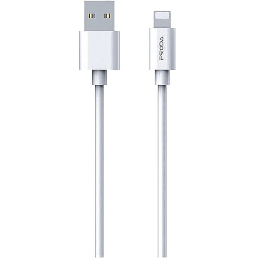 Кабель Proda PD-B72I-WHT USB - Apple Lightning 1 м