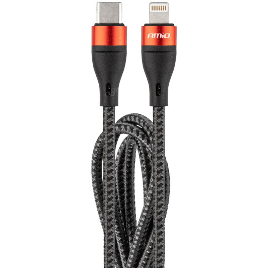 Кабель Amio 02929 Apple Lightning - USB type-C 1 м
