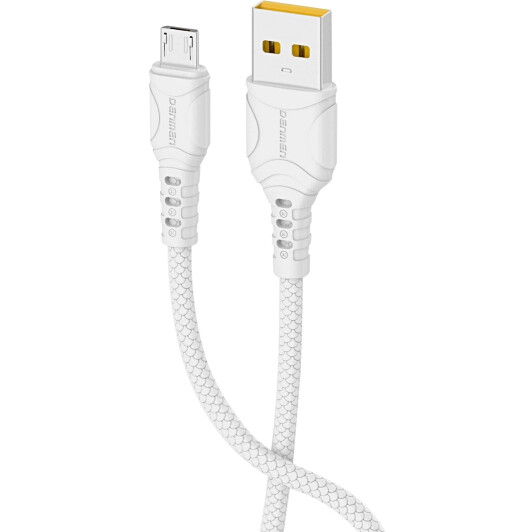 Кабель Denmen D06V DM-D06V-WH USB - Micro USB 1 м