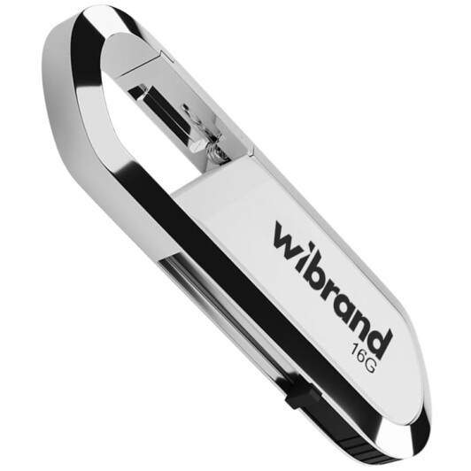 Флешка Wibrand Aligator White 16 ГБ