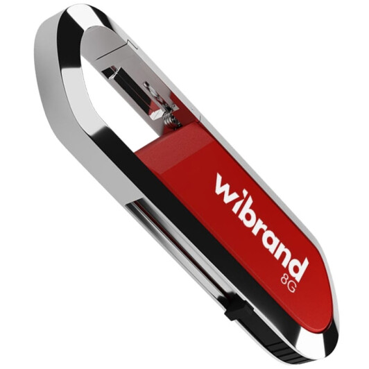 Флешка Wibrand Aligator Dark Red 8 ГБ