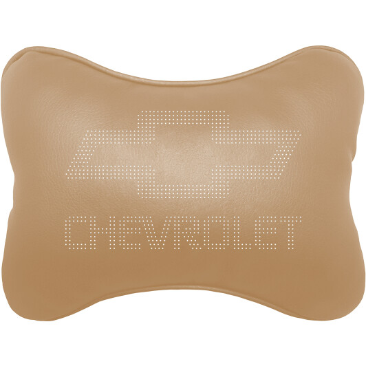 Подушка-подголовник StatusCASE бежевая Chevrolet ap0012602