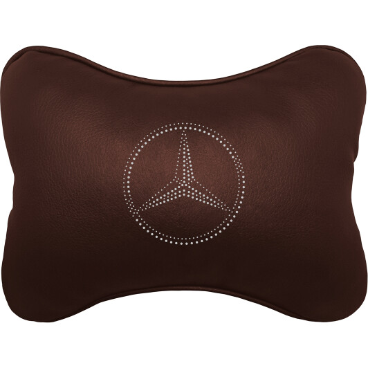 Подушка-підголовник StatusCASE коричнева Mercedes-Benz ap008602