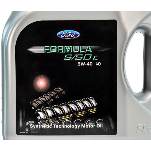 Моторна олива Ford Formula S/SD 5W-40 5 л на Citroen C6
